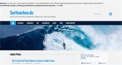 Desktop Screenshot of blog.surfmarken.de